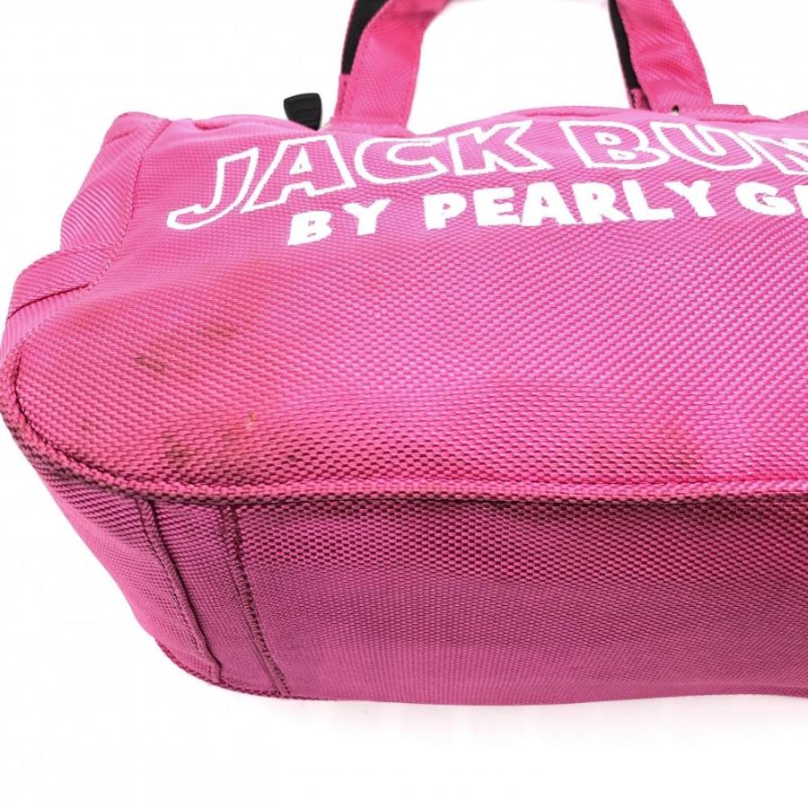 Jack Bunny!!（ジャックバニー） カートバッグ ピンク×白 内サイド