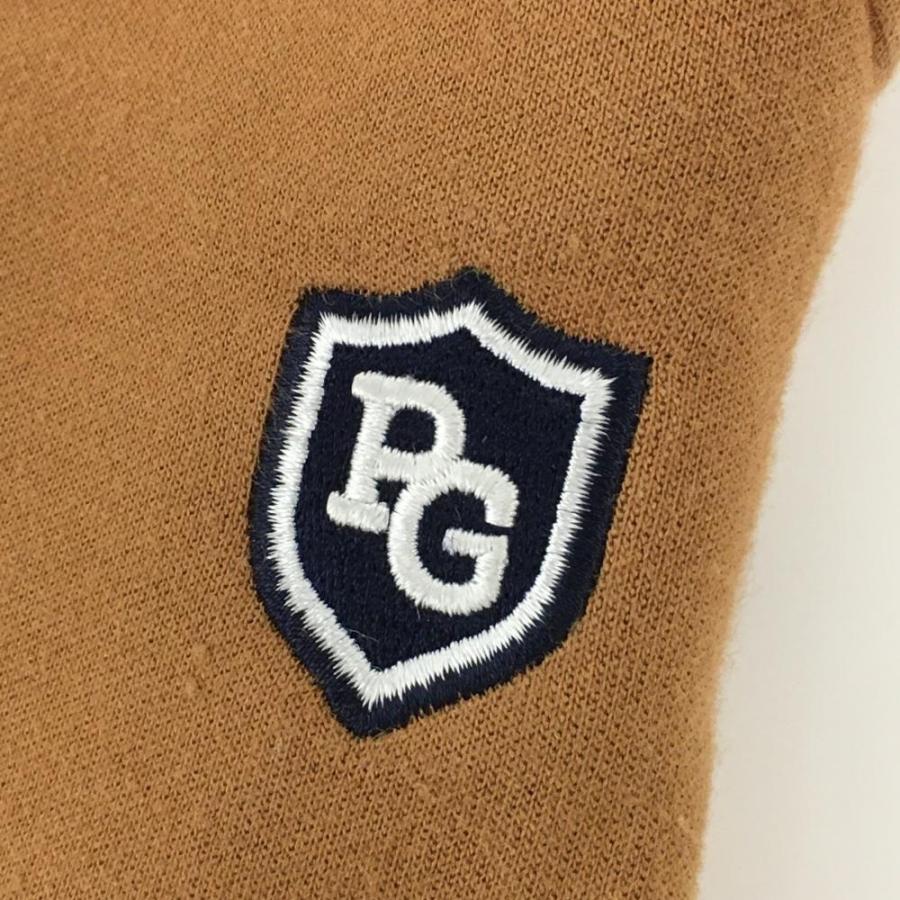 PEARLY GATES パーリーゲイツ スカート ブラウン×ネイビー 後ろ