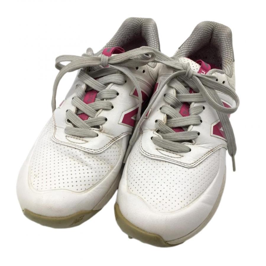 New Balance（ニューバランス） ゴルフシューズ 白×ピンク WG574WP2