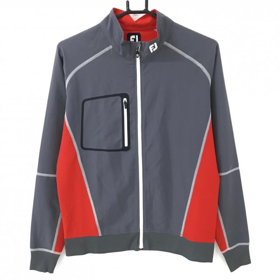 FootJoy（フットジョイ） ジャケットブルゾン グレー×レッド