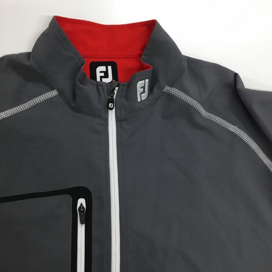 フットジョイ 薄手アウター FootJoy（フットジョイ） ジャケットブルゾン グレー×レッド