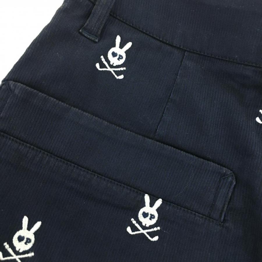 PEARLY GATES パーリーゲイツ スカート ネイビー×白 30周年 スカル 
