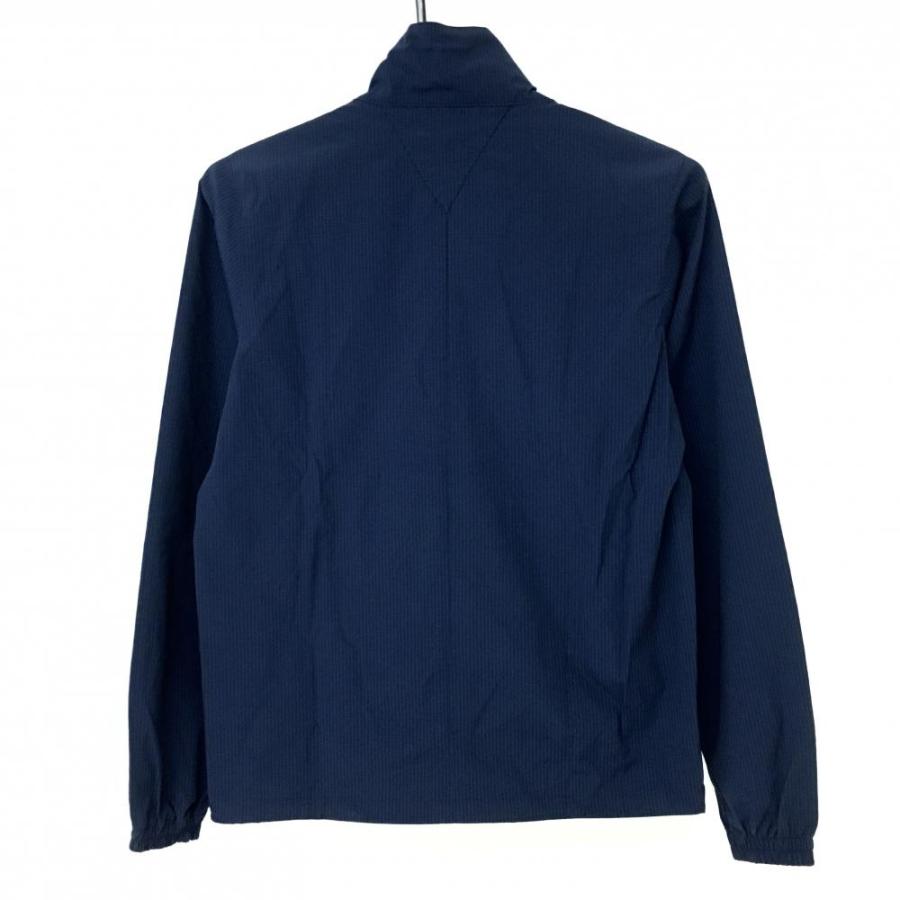 新品】ヨネックス ジャケット ネイビー 細ストライプ サッカー生地