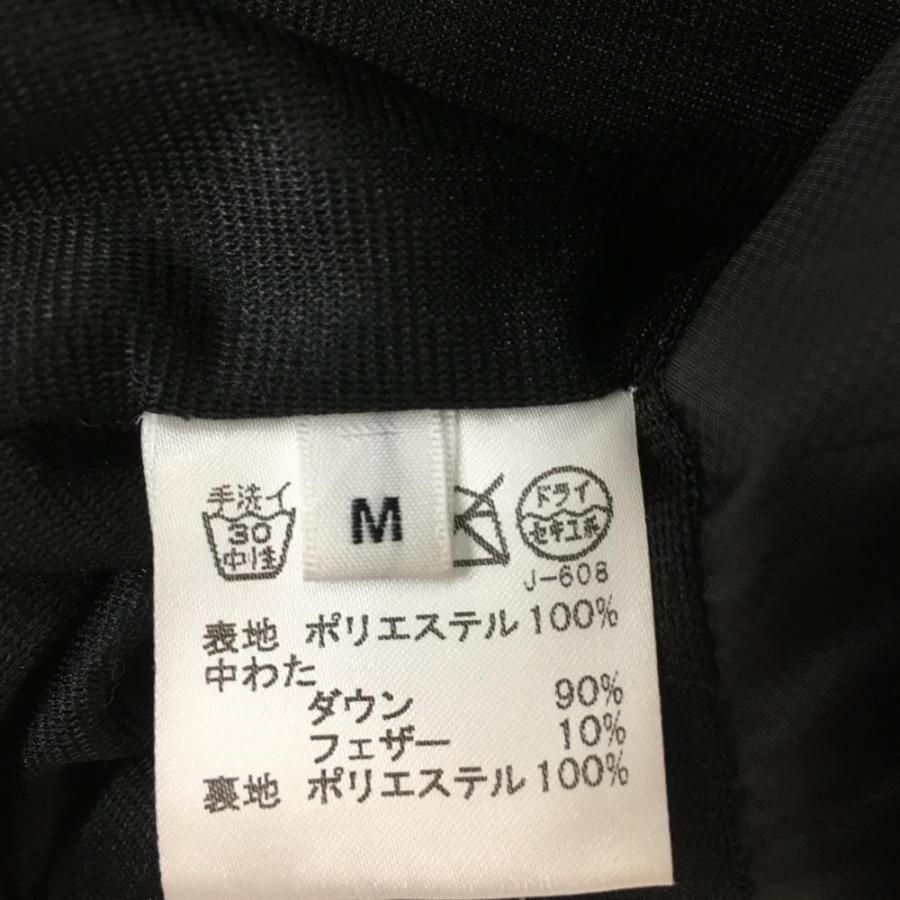 美品】ジュンアンドロペ ダウンベスト 黒 ダウン90％ ワッペンゴールド
