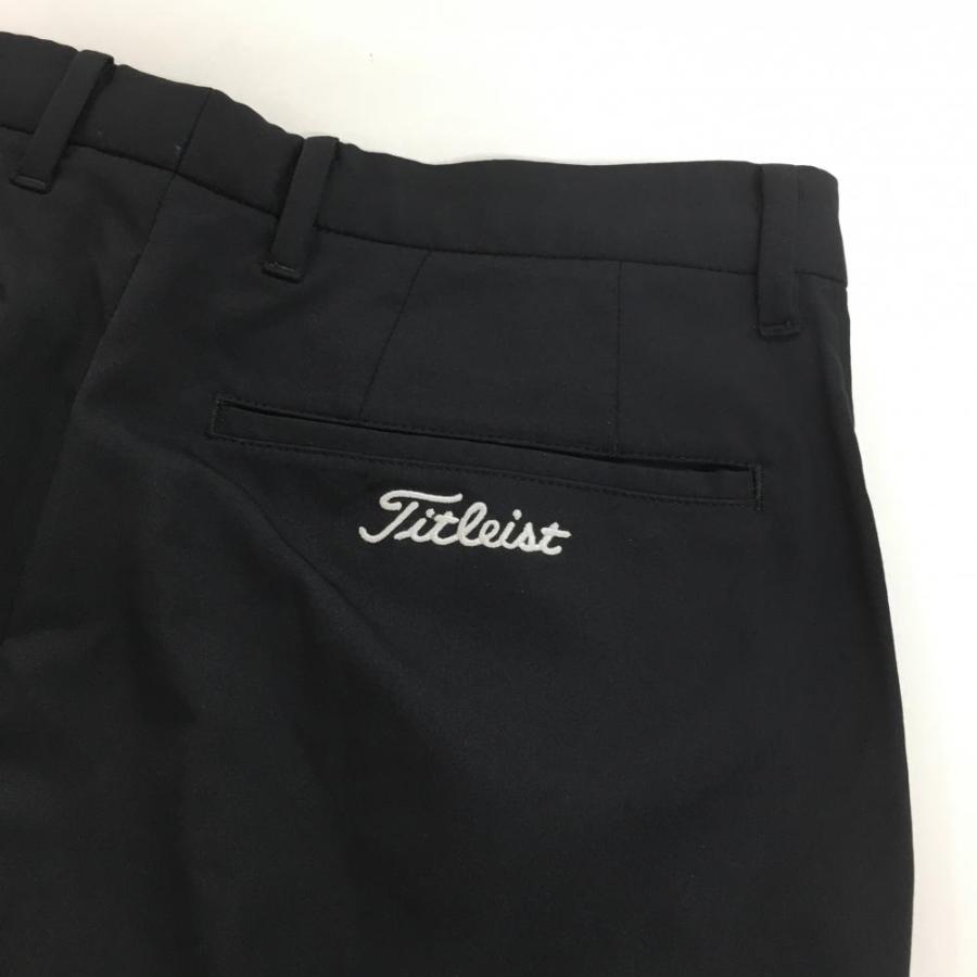 美品】タイトリスト パンツ 黒 無地 メンズ 79 ゴルフウェア TITLEIST