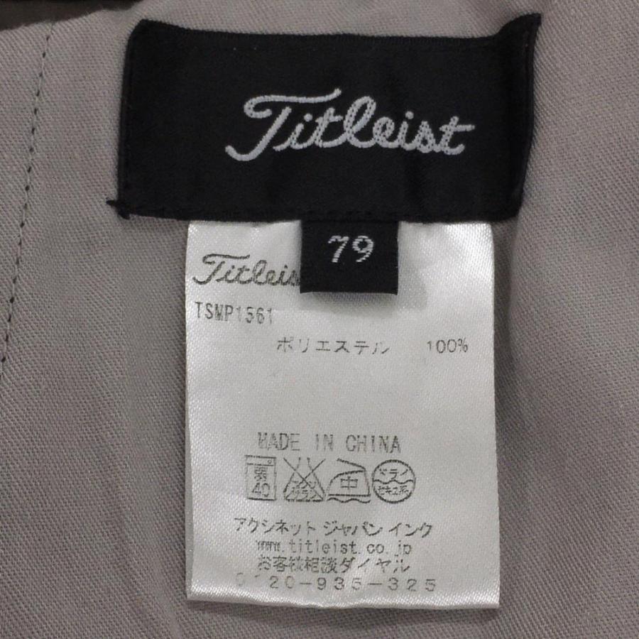 美品】タイトリスト パンツ 黒 無地 メンズ 79 ゴルフウェア TITLEIST