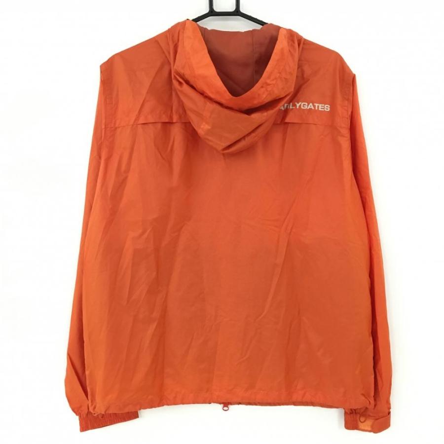 美品】パーリーゲイツ ウィンドパーカー オレンジ 薄手 ジャケット