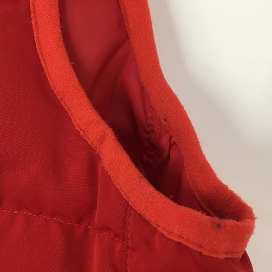 美品】バーディーハント 中綿ベスト レッド スカル刺しゅう白