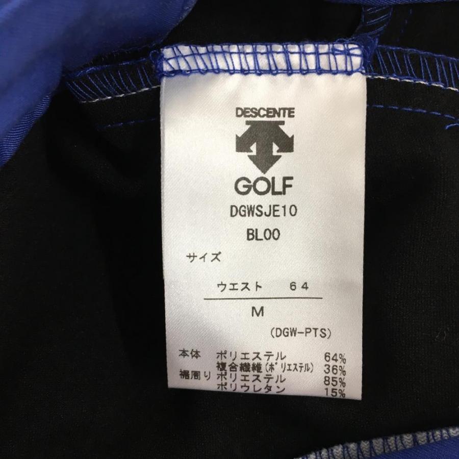 デサントゴルフ スカート ブルー×白 裾ロゴライン 中田英寿 レディース 