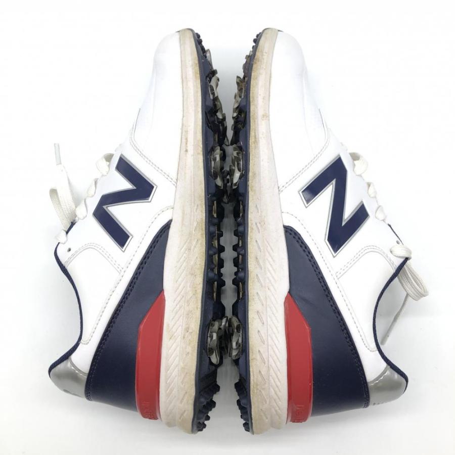 美品】ニューバランス ゴルフシューズ 白×ネイビー UG996TR2 ソフト