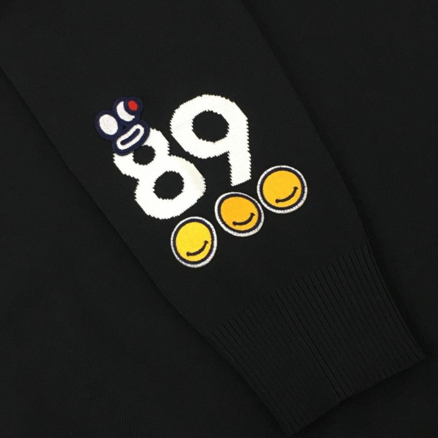 超美品】パーリーゲイツ セーター ネイビー どうしちゃったPG ニット