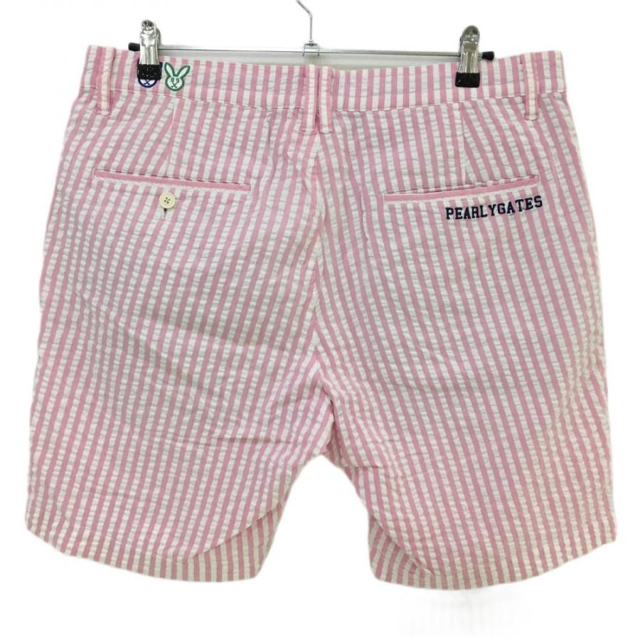 パーリーゲイツ  ハーフパンツ　ストライプ Peサッカーストライプショートパンツ | PEARLY GATES（パーリー