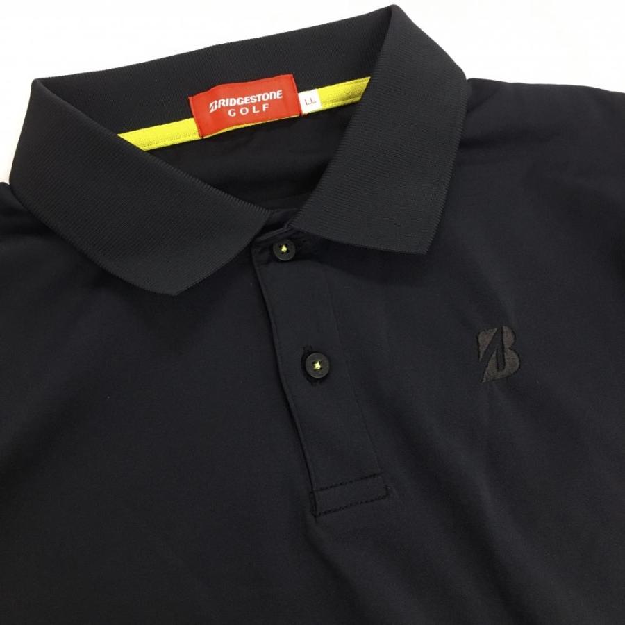 【新品未使用】ブリヂストンTOUR B 長袖ポロシャツ ブラック L 中古 メンズ ブリヂストンゴルフ BRIDGESTONE GOLF 長袖ポロシャツ 黒