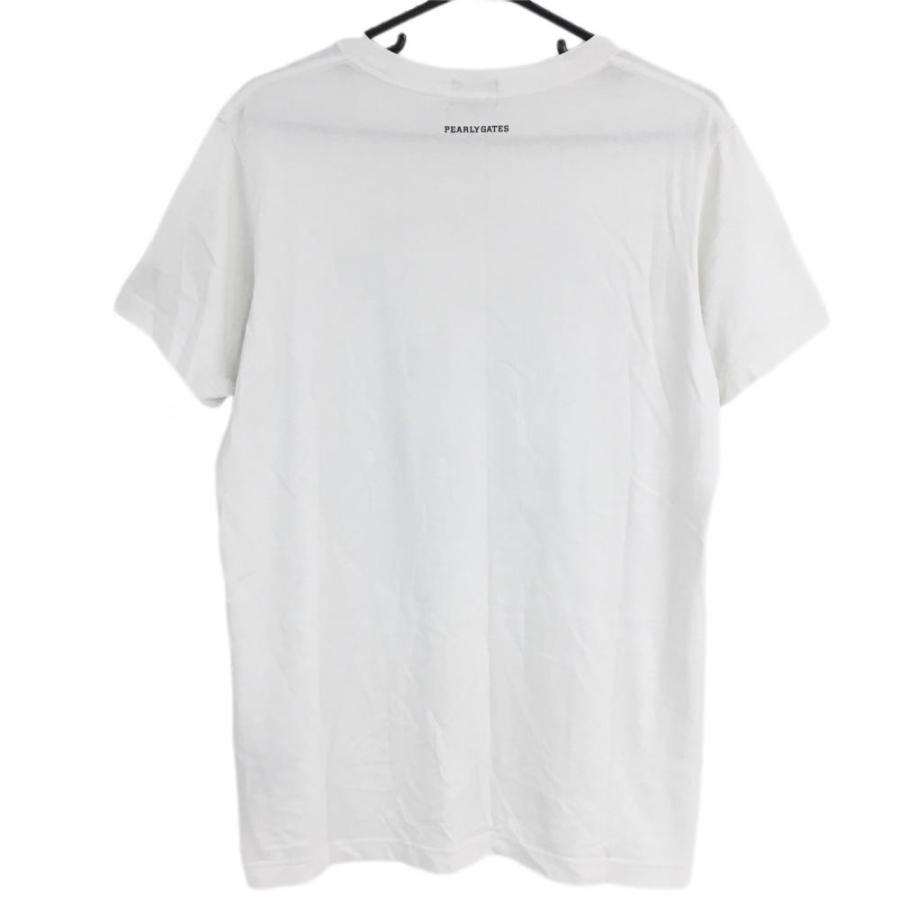 美品】パーリーゲイツ×PEANUTS 半袖Tシャツ 白×黒 スヌーピー コットン