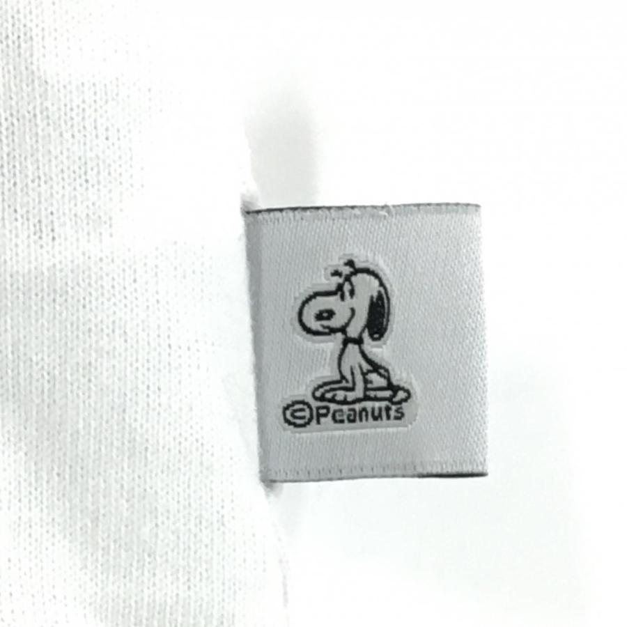 美品】パーリーゲイツ×PEANUTS 半袖Tシャツ 白×黒 スヌーピー コットン