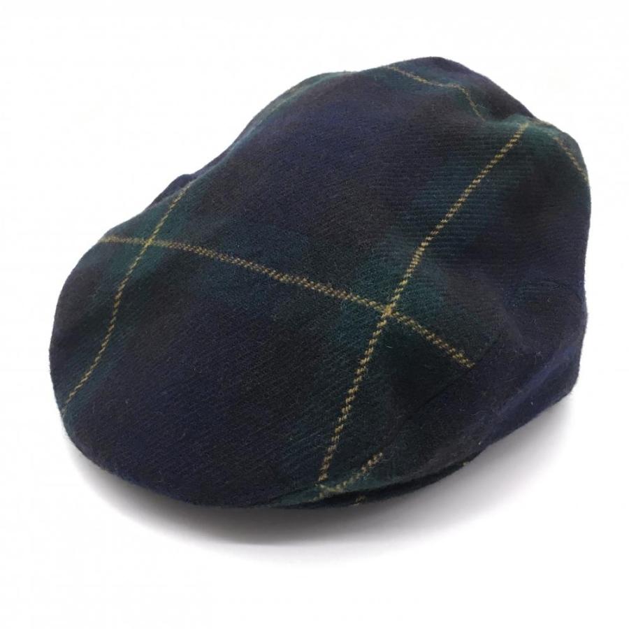 超美品】ラルフローレン ハンチング帽 ネイビー×ダークグリーン