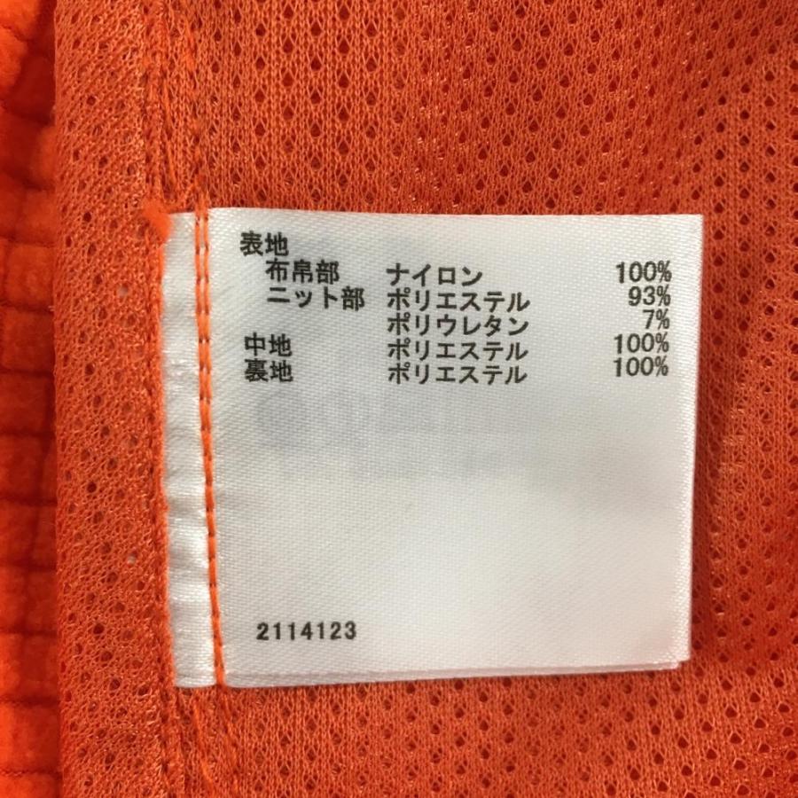 超美品】マンシングウェア 切替ジャケット オレンジ×黒 裏地一部起毛