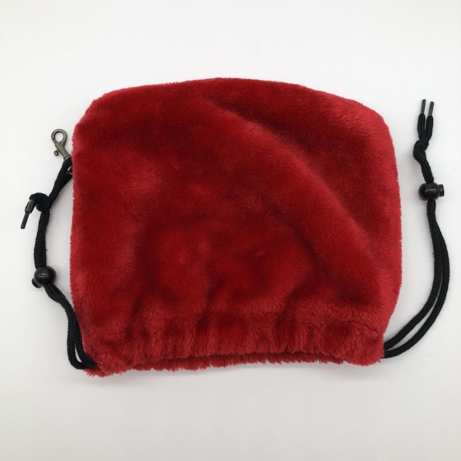 超美品】ツアーステージ アイアンカバー レッド ファー ヘッドカバー