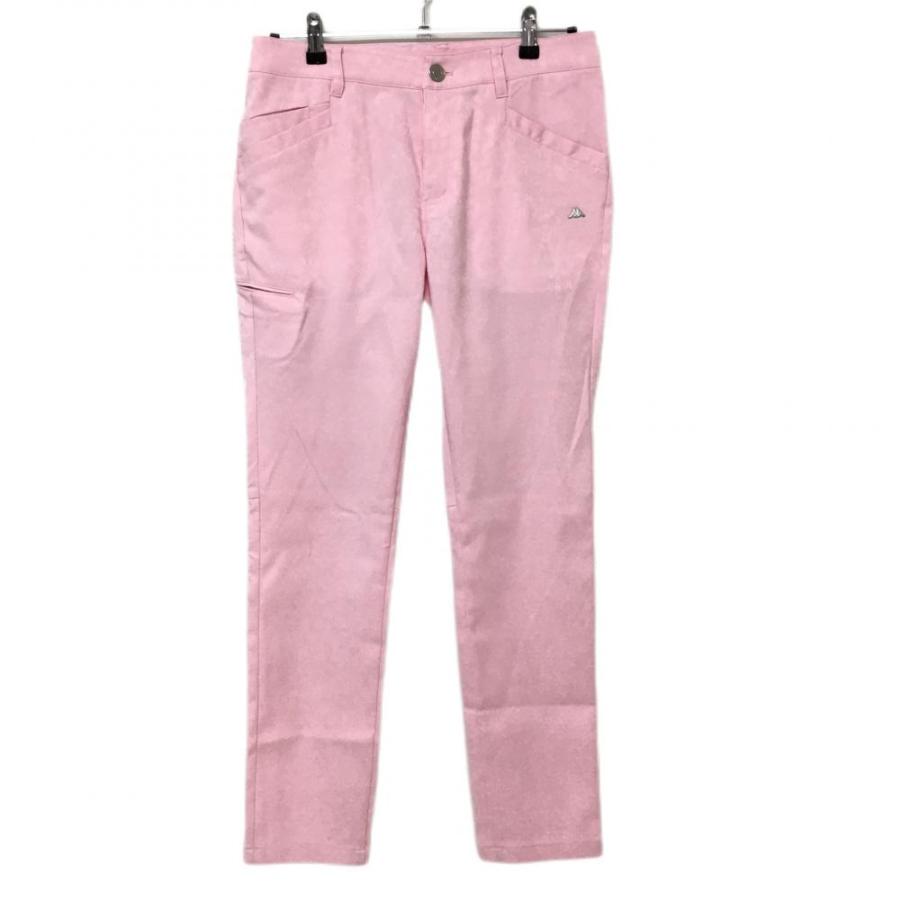 Kappa レディースパンツ サイズ 【Ｌ】ピンク 新品未使用 超美品】カッパ パンツ ピンク 花柄地模様 ストレッチ レディース L