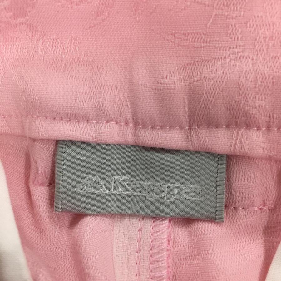 超美品】カッパ パンツ ピンク 花柄地模様 ストレッチ レディース L