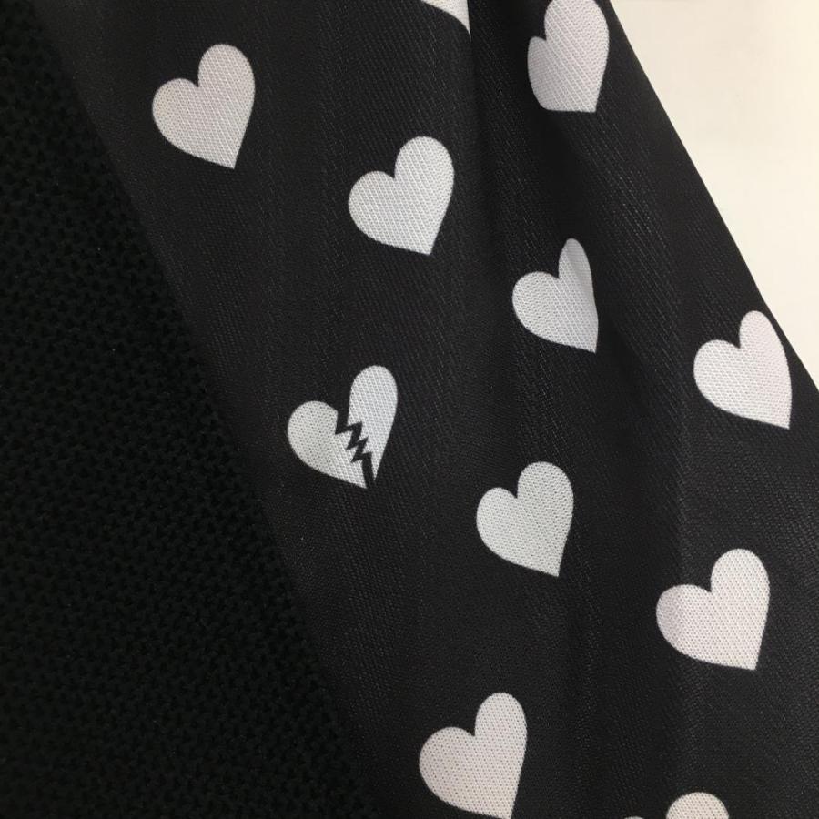 超美品】ダンスウィズドラゴン 切替半袖ポロワンピース 黒×白 サイド