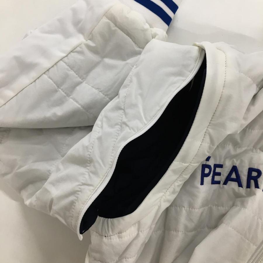 パーリーゲイツ　リバーシブル中綿ウェア パーリーゲイツ PERTEX 中綿リバーシブルジャケット ネイビー×白