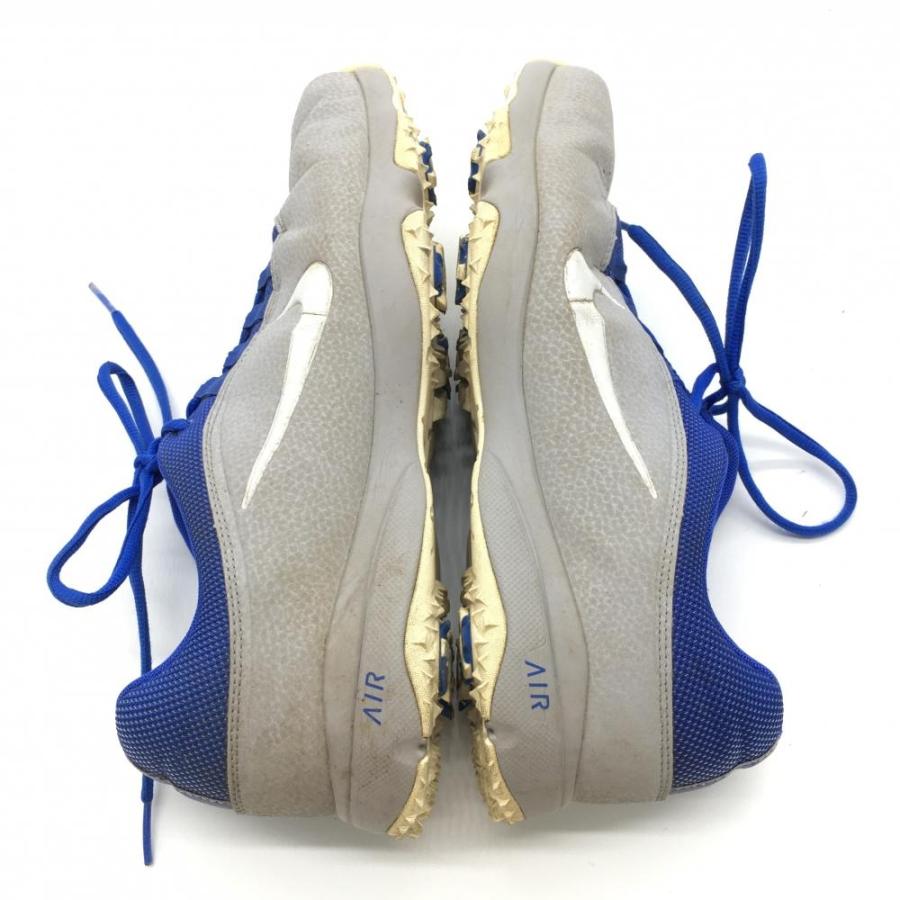 ナイキ ゴルフシューズ グレー×ブルー メンズ 27 ゴルフウェア NIKE
