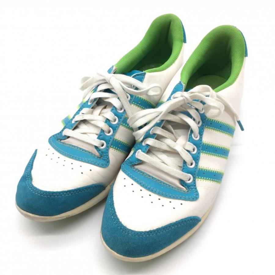 adidas（アディダス） ゴルフシューズ 白×ライトブルー 791003