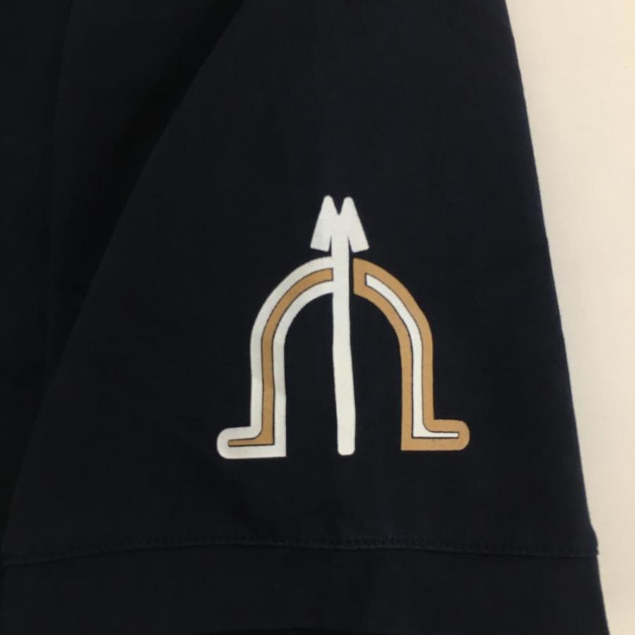 超美品】ムータマリン Tシャツ ネイビー×白 前後プリント
