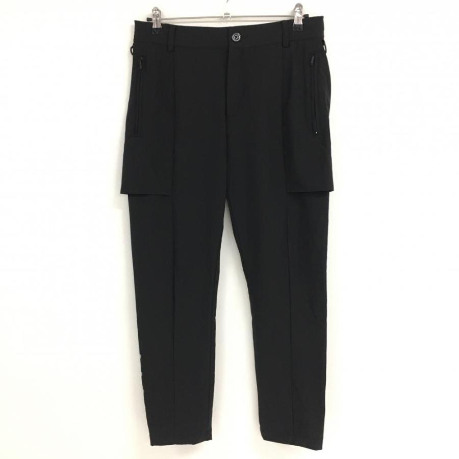 超美品】ムータマリン ストレッチパンツ 黒 一部裏地メッシュ メンズ 6