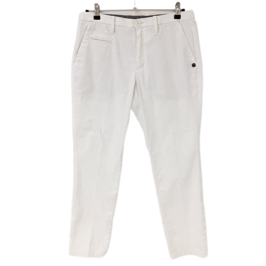 St ANDREWS セントアンドリュース ストレッチパンツ 白 織生地 メンズ