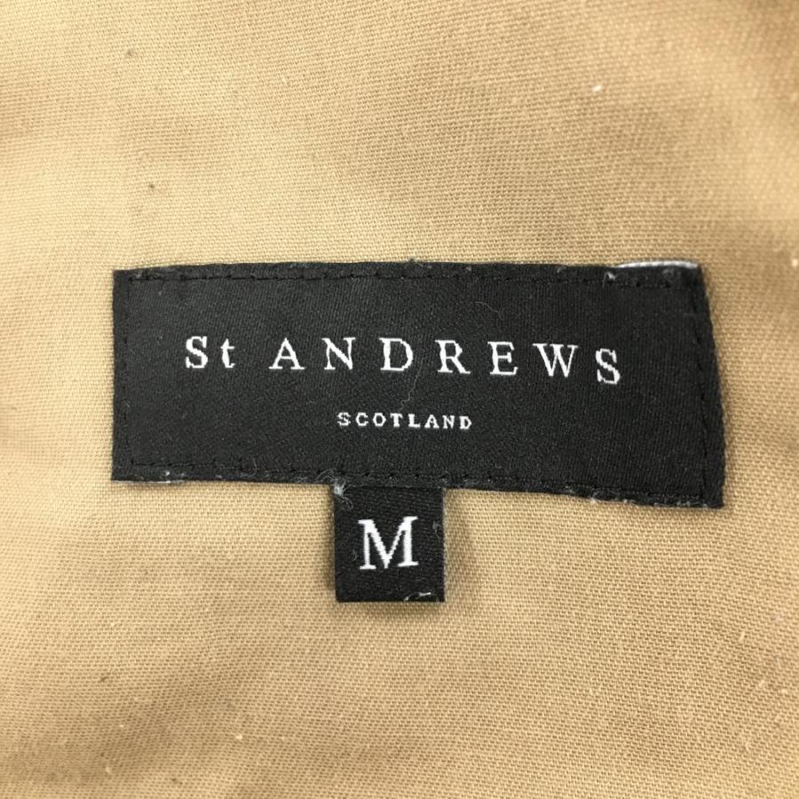 St ANDREWS セントアンドリュース ストレッチパンツ 白 織生地 メンズ