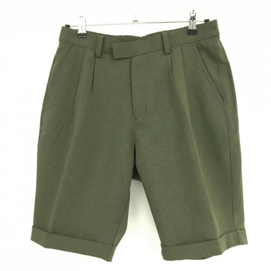 Munsingwear（マンシングウェア） ハーフパンツ グリーン ロゴ白