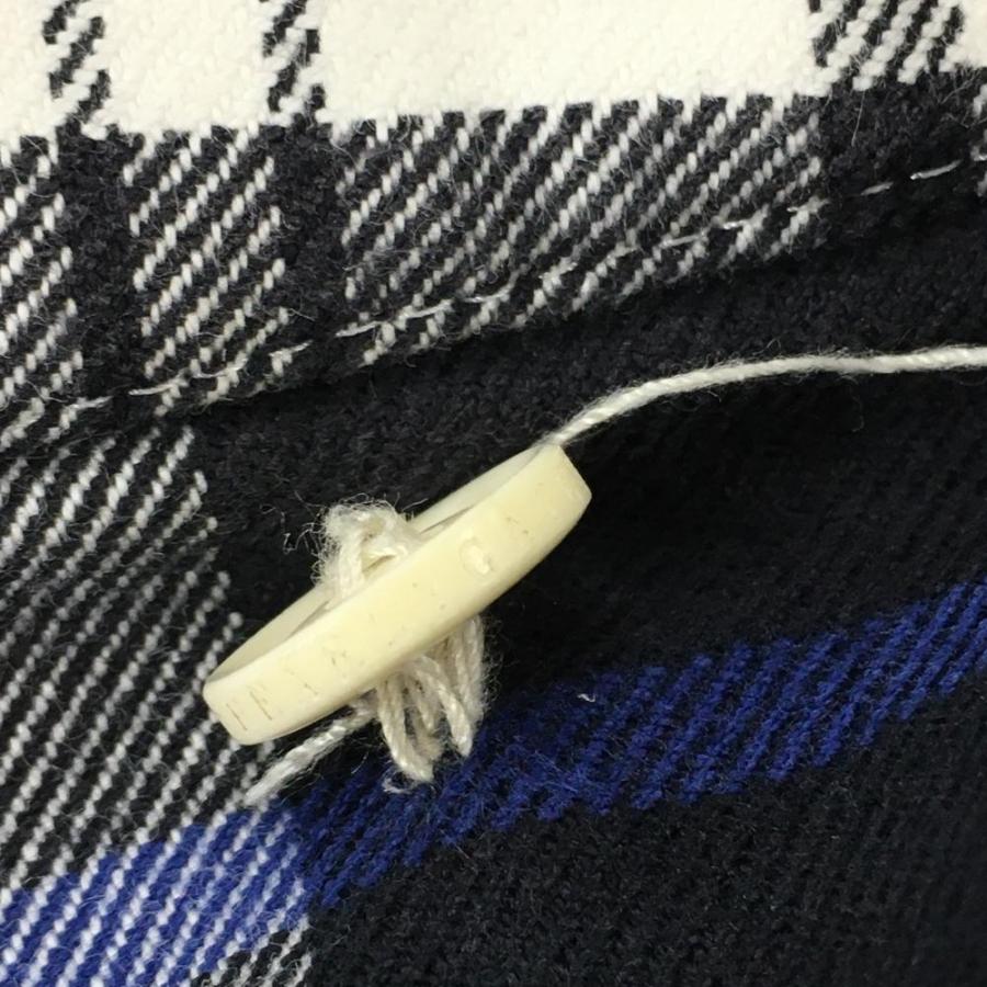 超美品】パーリーゲイツ パンツ ネイビー×白 チェック ストレッチ
