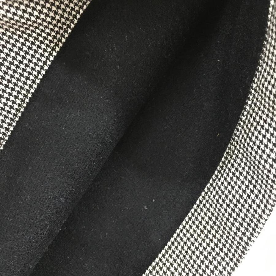 美品】パーリーゲイツ パンツ 白×黒 千鳥格子 裏起毛 メンズ 5(L