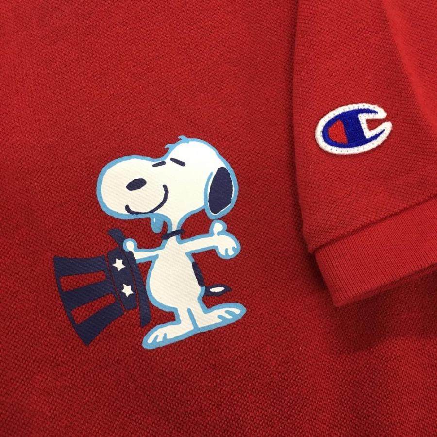 Champion チャンピオン×ビームスゴルフ 半袖ポロシャツ レッド Champion チャンピオン×ビームスゴルフ 半袖ポロシャツ レッド