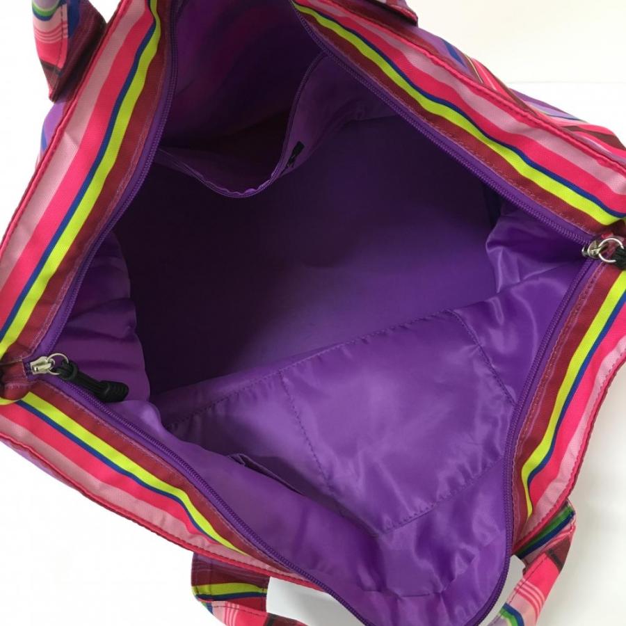 PEARLY GATES（パーリーゲイツ） ロッカーバッグ ピンク×パープル