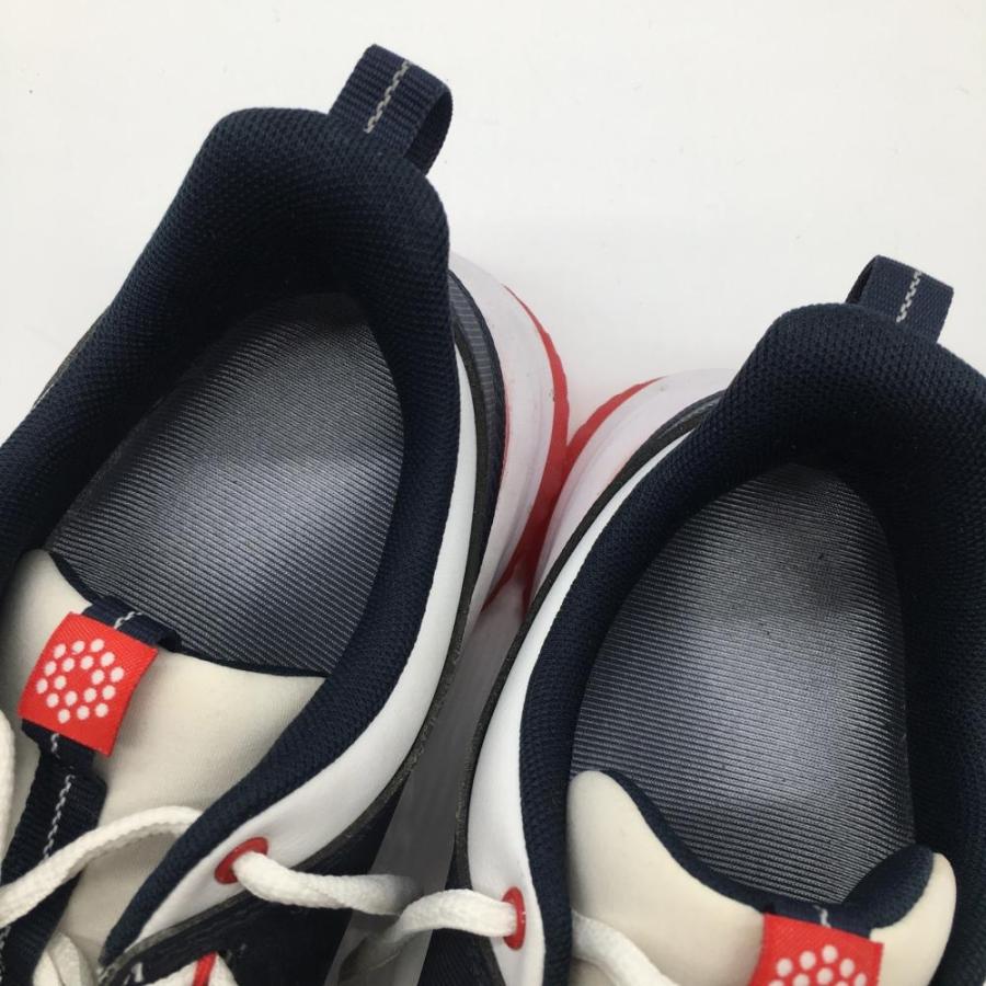 Puma ゴルフシューズ　日本未発売　25.5 ほぼ新品　プーマ 美品】プーマ ゴルフシューズ 白×ネイビー スパイクレス 194467-05