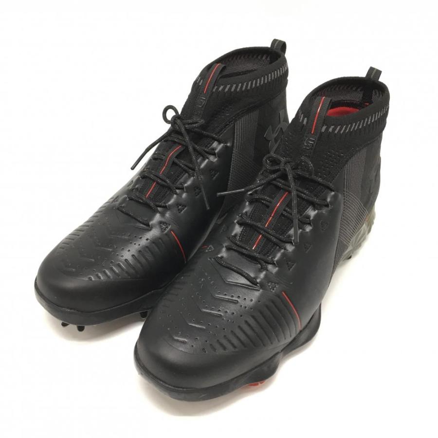 超美品】アンダーアーマー ハイカットゴルフシューズ 黒 3020954