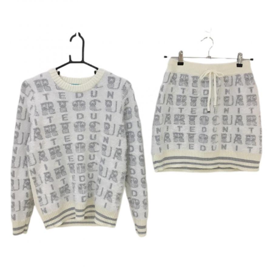 CUARTO UNITED ケーブルニット セーター・スカートセット 超美品】クアルトユナイテッド ニットセットアップ(セーター