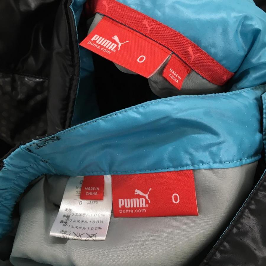 PUMA（プーマ） 上下セット(2WAY中綿ジャケット×パンツ) 黒×ライト