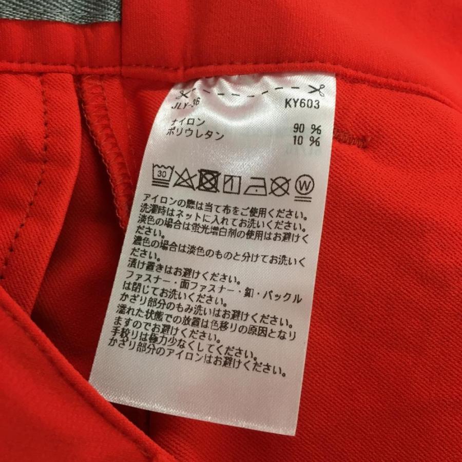 超美品】テーラーメイド ストレッチパンツ レッド 無地 メンズ 79