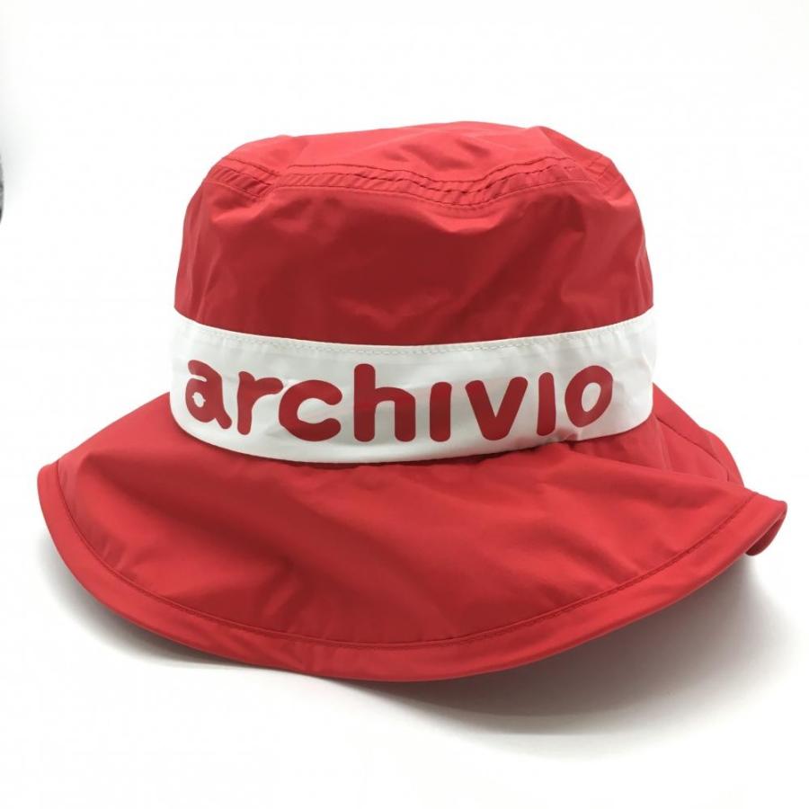 archivio アルチビオ ハット★新品未使用★即購入コメントで1000円引 超美品】アルチビオ ハット レッド×白 裏地メッシュ ゴルフウェア 2023