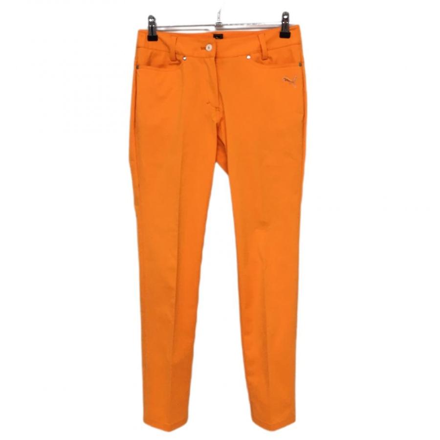PUMA（プーマ） パンツ オレンジ ストレッチ レディース M ゴルフ