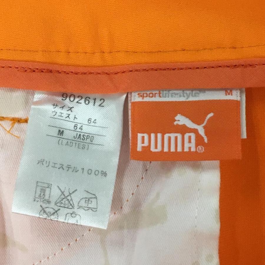 PUMA（プーマ） パンツ オレンジ ストレッチ レディース M ゴルフ