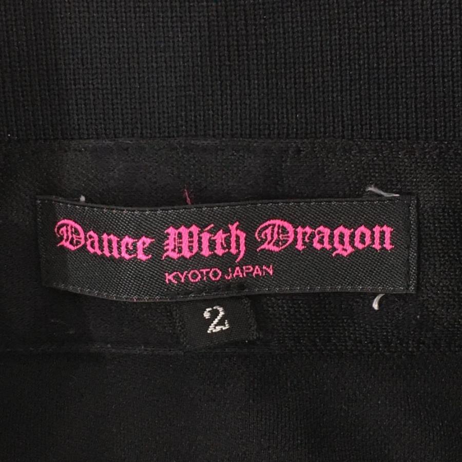Dance With Dragon（ダンスウィズドラゴン） 半袖ポロワンピース 黒