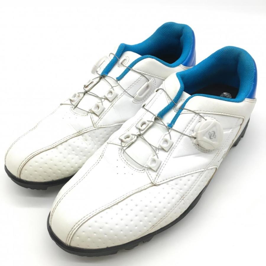 MIZUNO（ミズノ） ゴルフシューズ 白×ライトブルー 51GM176027 BOA