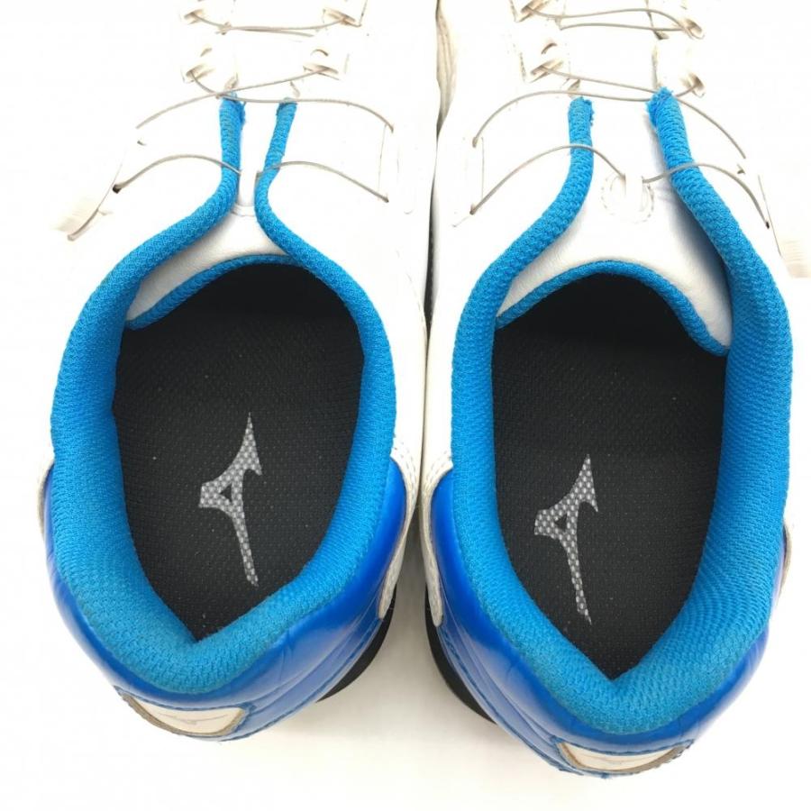 MIZUNO（ミズノ） ゴルフシューズ 白×ライトブルー 51GM176027 BOA
