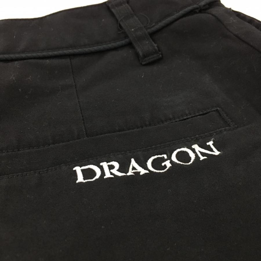 美品】ダンスウィズドラゴン スカート 黒 サイドプリーツ ポケット口