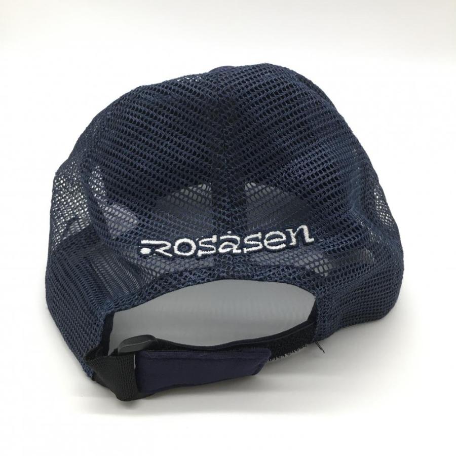 美品】ロサーセン メッシュキャップ ネイビー×白 SURF＆GOLF 40 ゴルフ